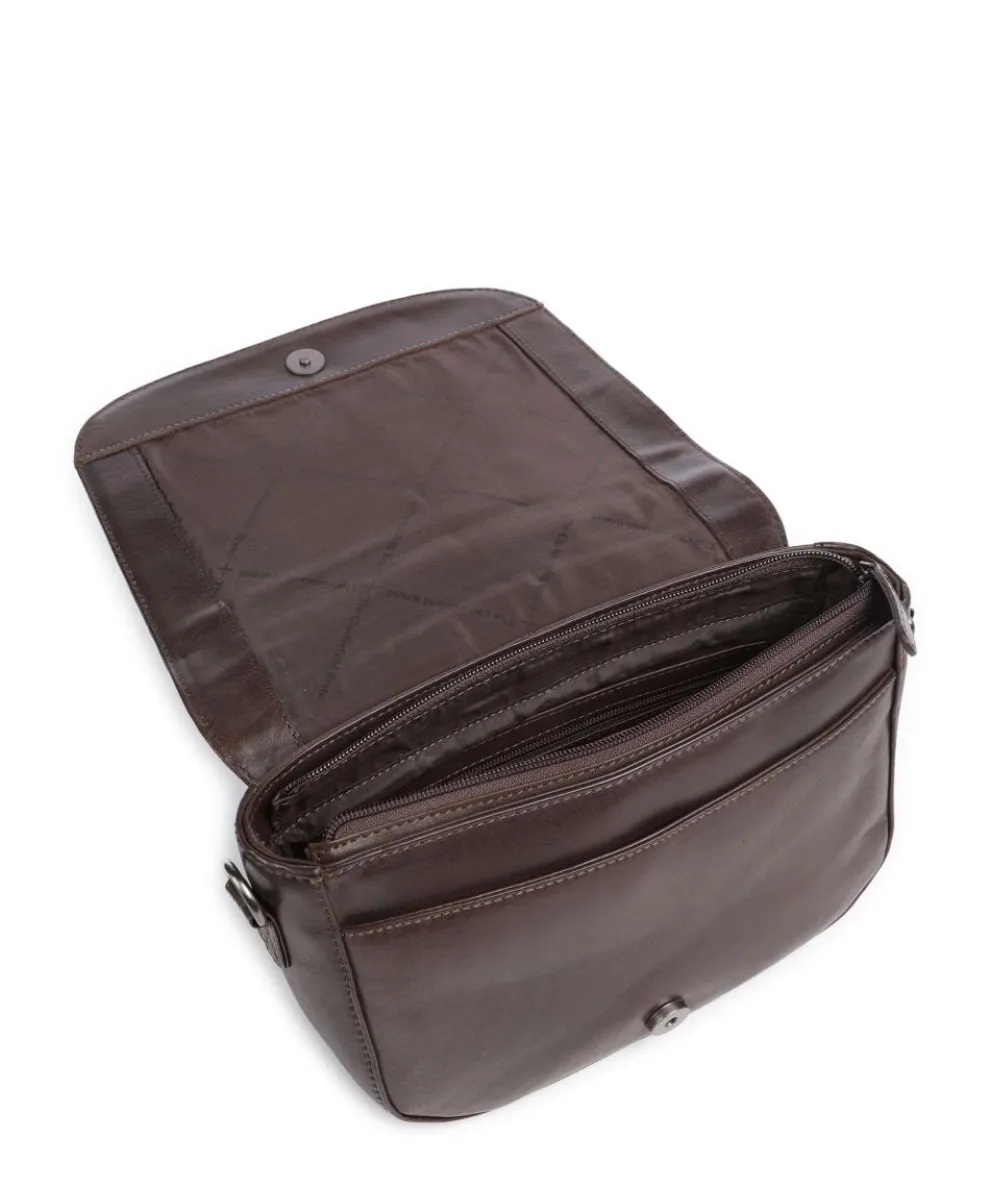 Novum Lizzola Shoulder bag leather dark brown