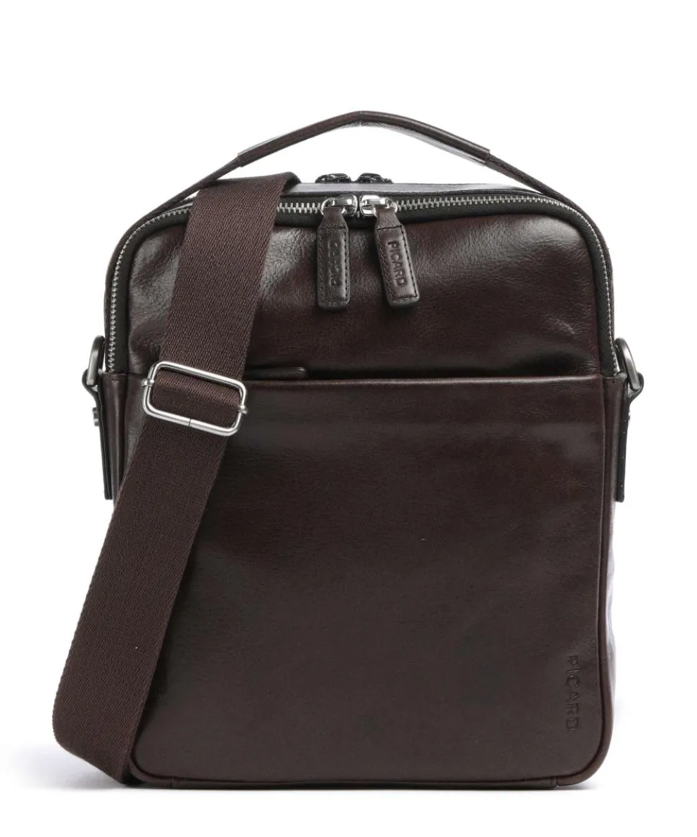 Buddy Crossbody bag buffalo leather dark brown