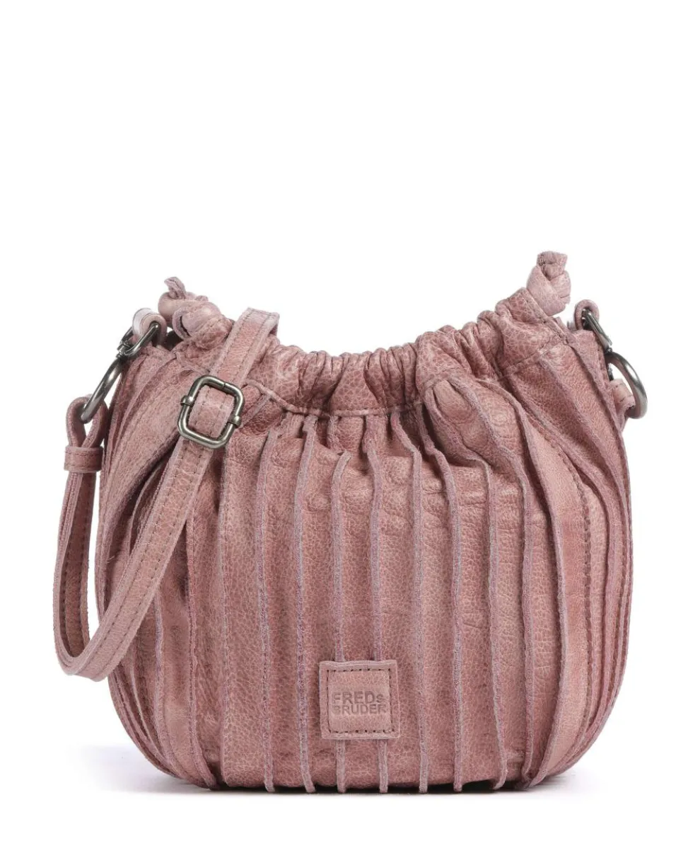 Say Hello Crossbody bag grained leather rose
