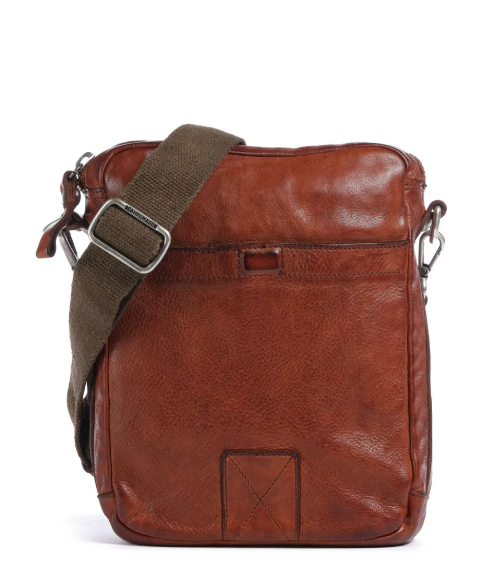 Crossbody bag cow leather cognac