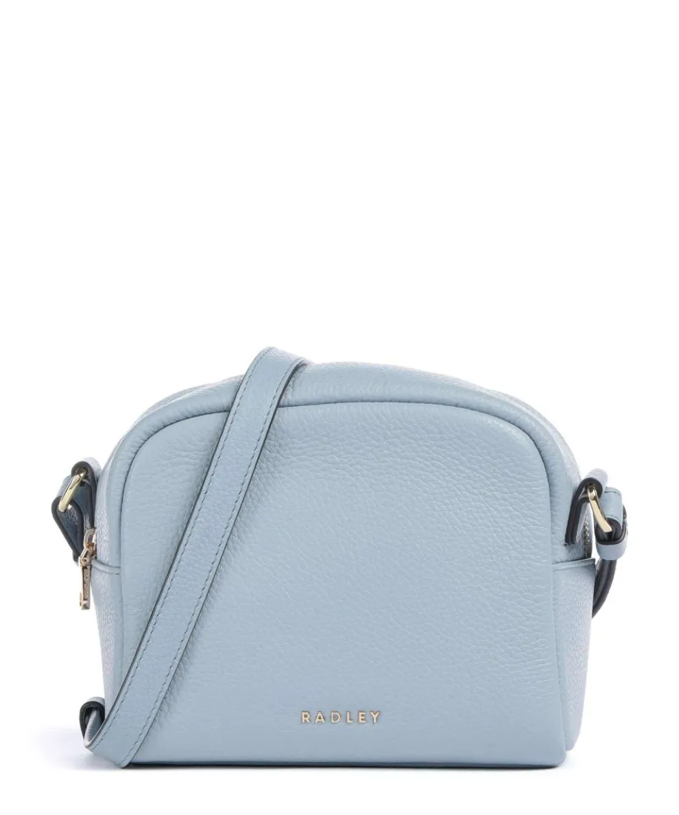 The Daily Crossbody bag grained cow leather light blue