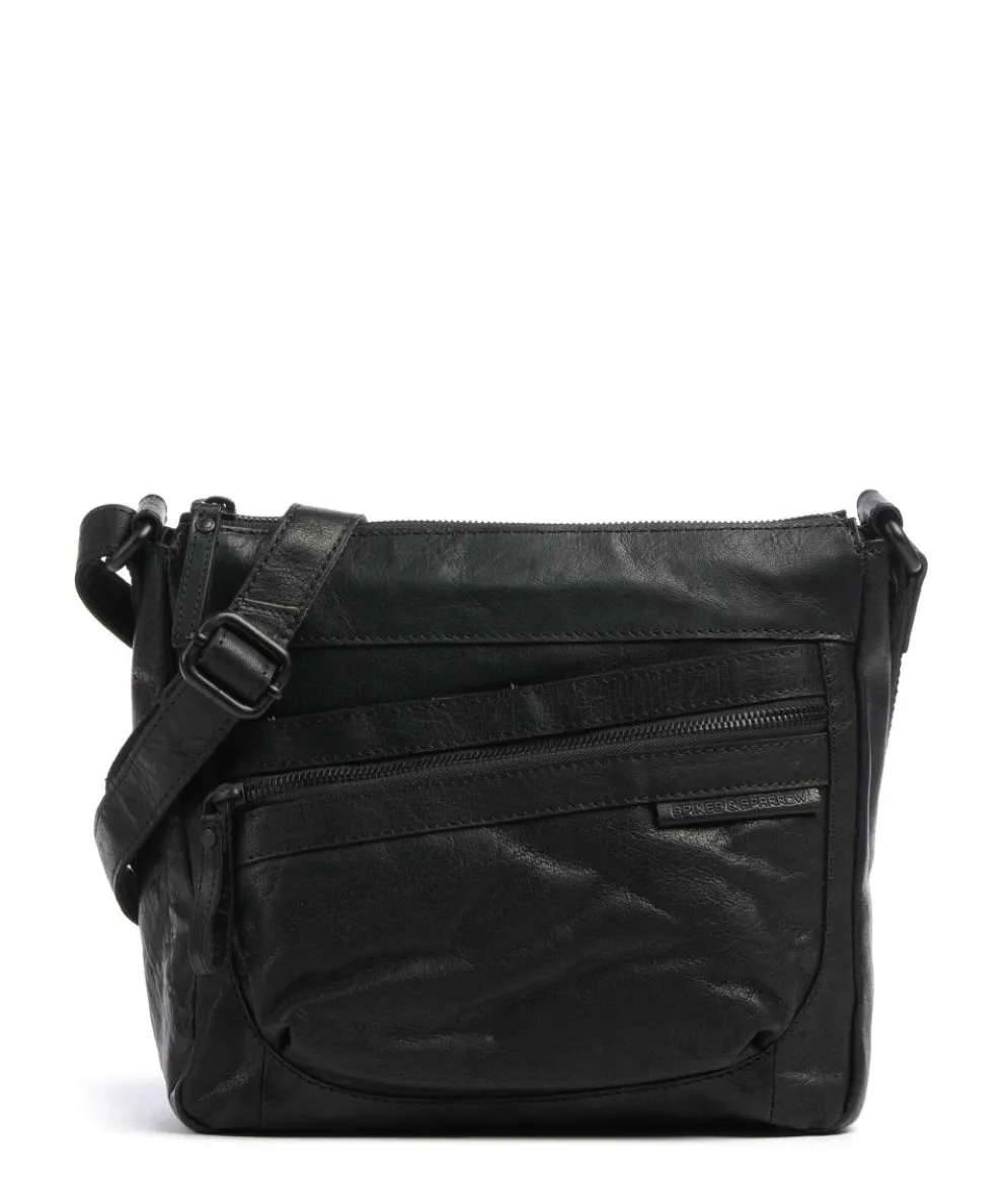 Bronco Valarie Crossbody bag grained leather black