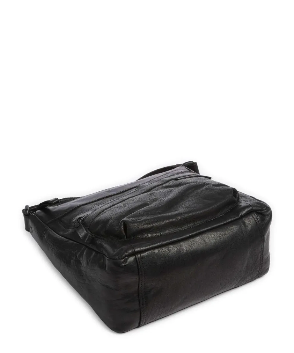 Bronco Valarie Crossbody bag grained leather black