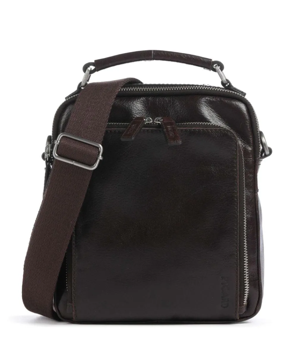 Buddy Crossbody bag buffalo leather dark brown