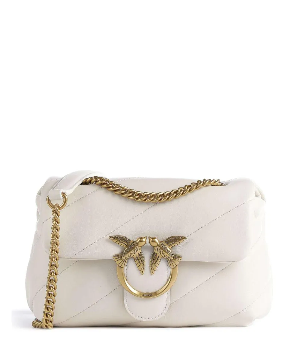Love Puff Mini Shoulder bag sheepskin leather ivory