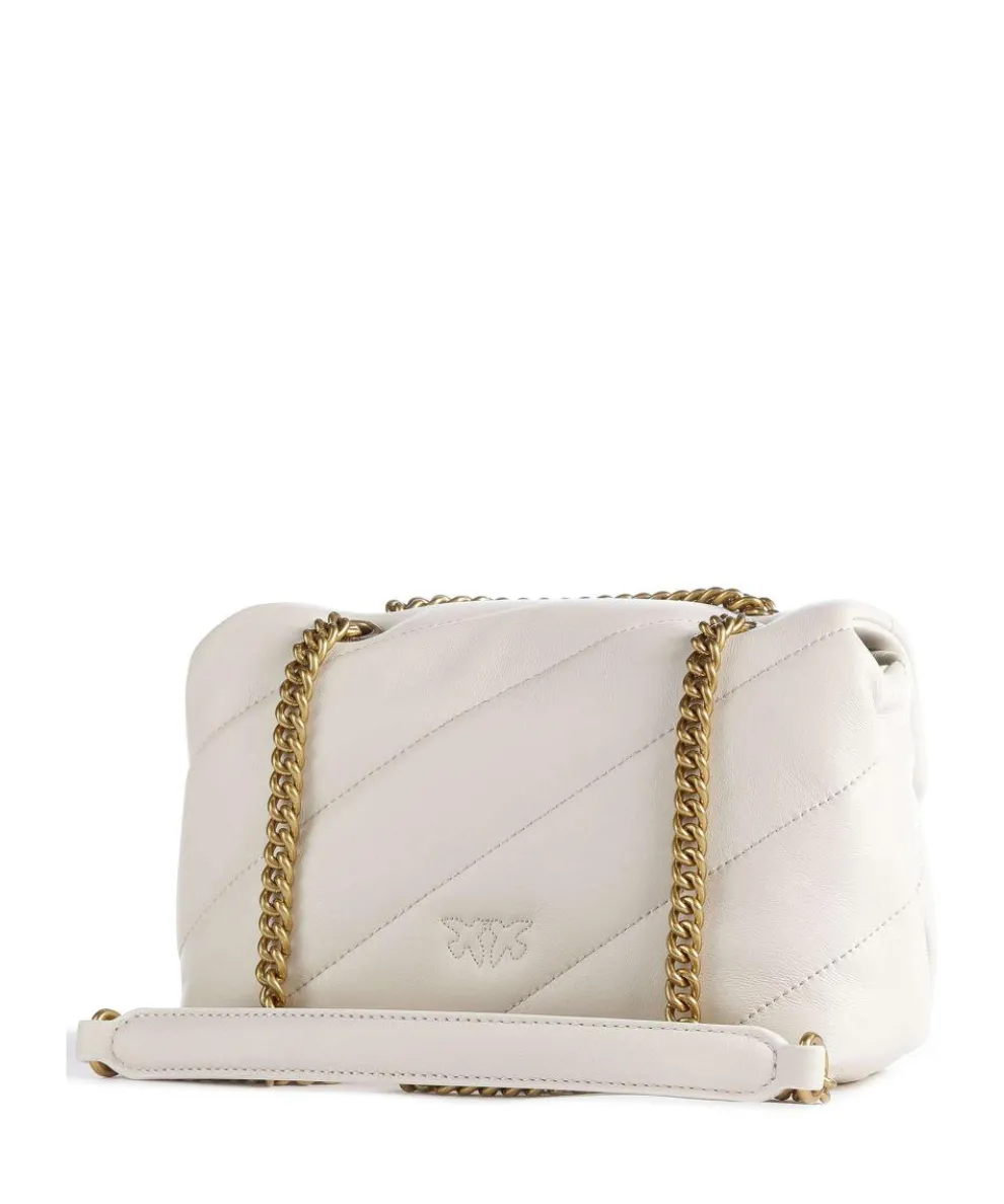 Love Puff Mini Shoulder bag sheepskin leather ivory