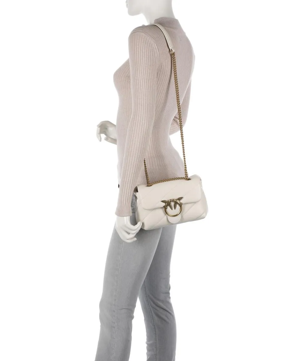 Love Puff Mini Shoulder bag sheepskin leather ivory
