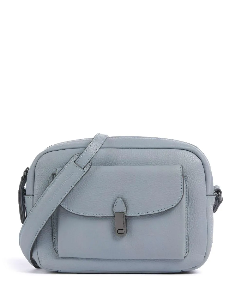 Philocalists Posh Crossbody bag grained leather light blue