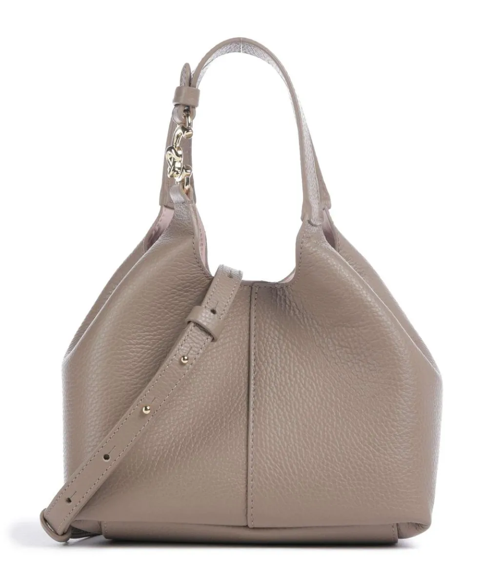 C-Easy Handbag grained leather taupe