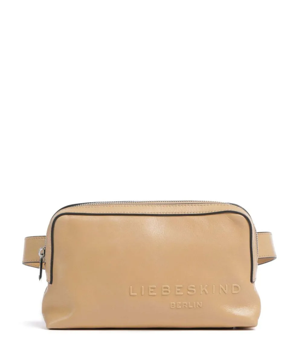 Elvira Lamb SF Verna Fanny pack fine grain leather beige