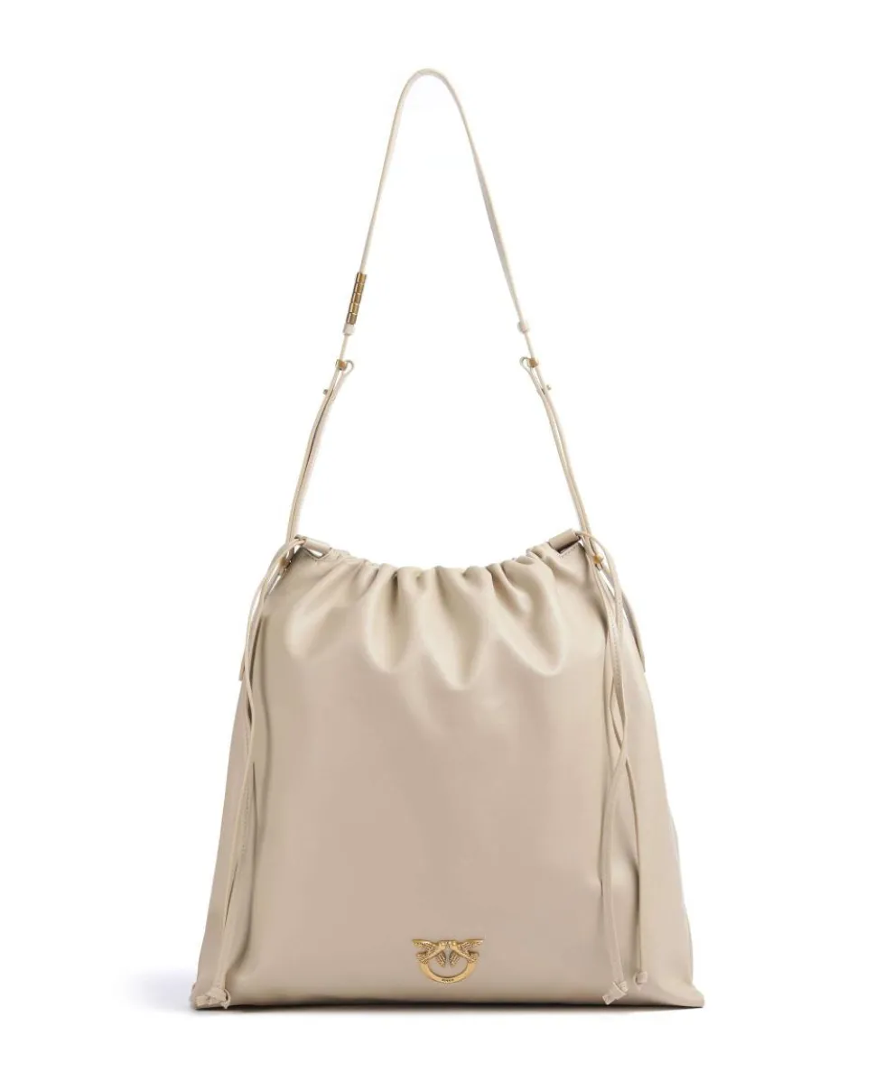 Extra Slouchy Bucket bag fine grain cow leather beige