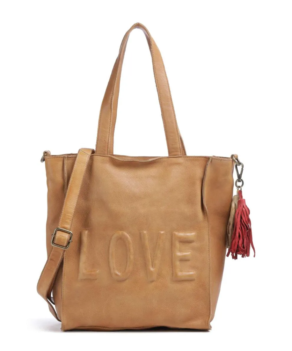 Paoliweg 1 Tote bag grained cow leather brown