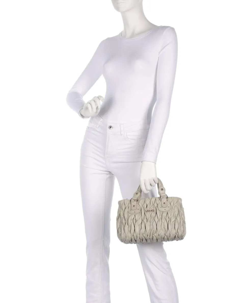 Aide S Handbag imitation leather light grey