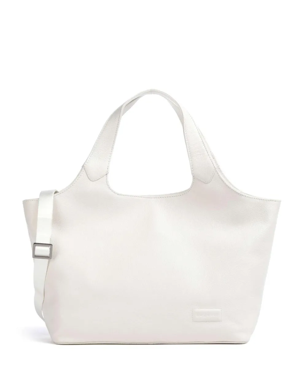 Elsa Handbag 13″ grained cow leather white