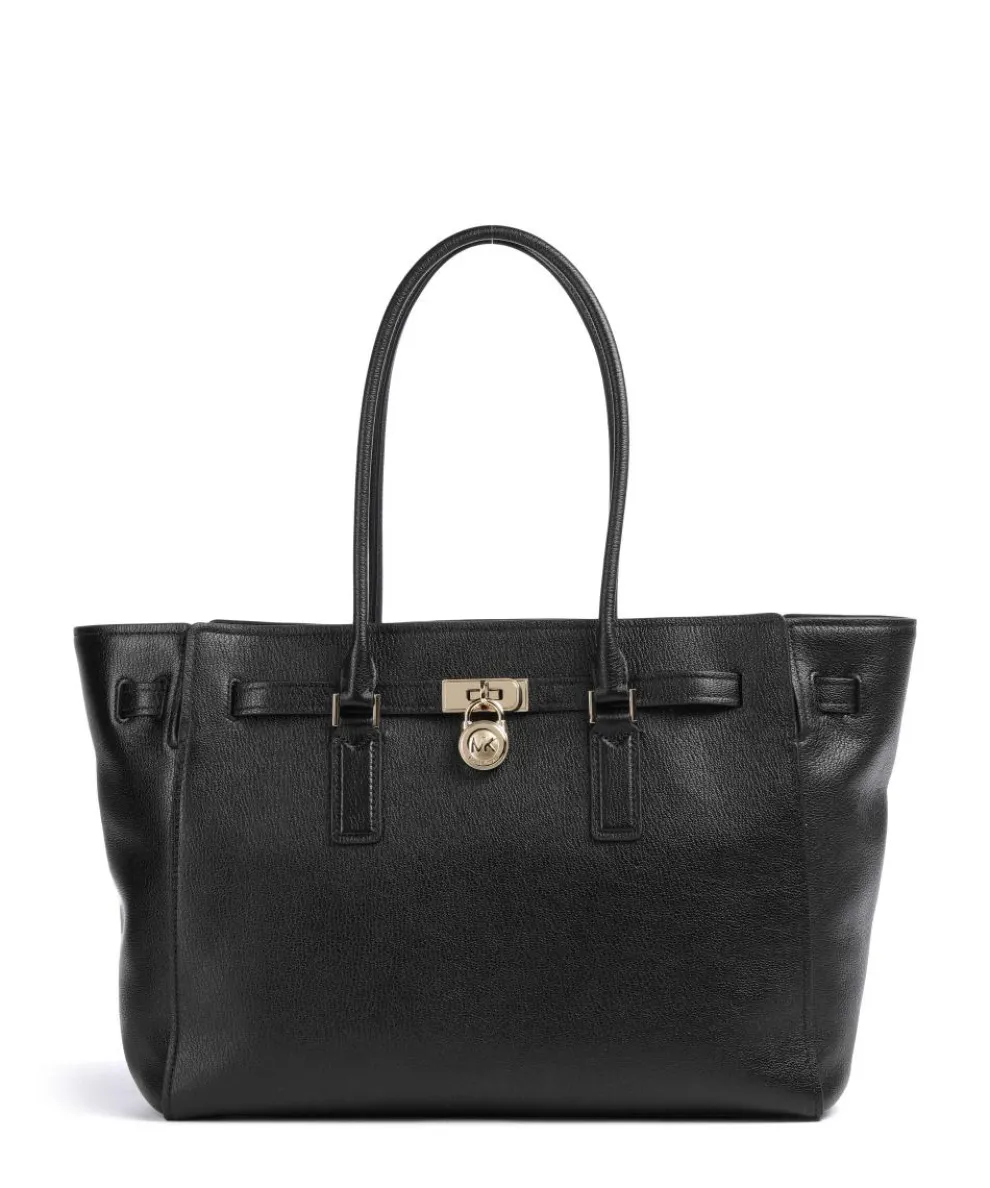 Hamilton Large Tote bag grained cow leather black