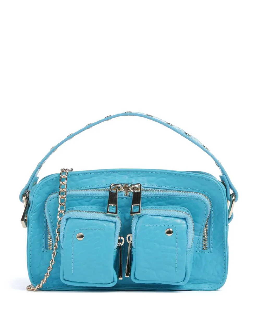 New Zealand Helena Crossbody bag embossed leather blue