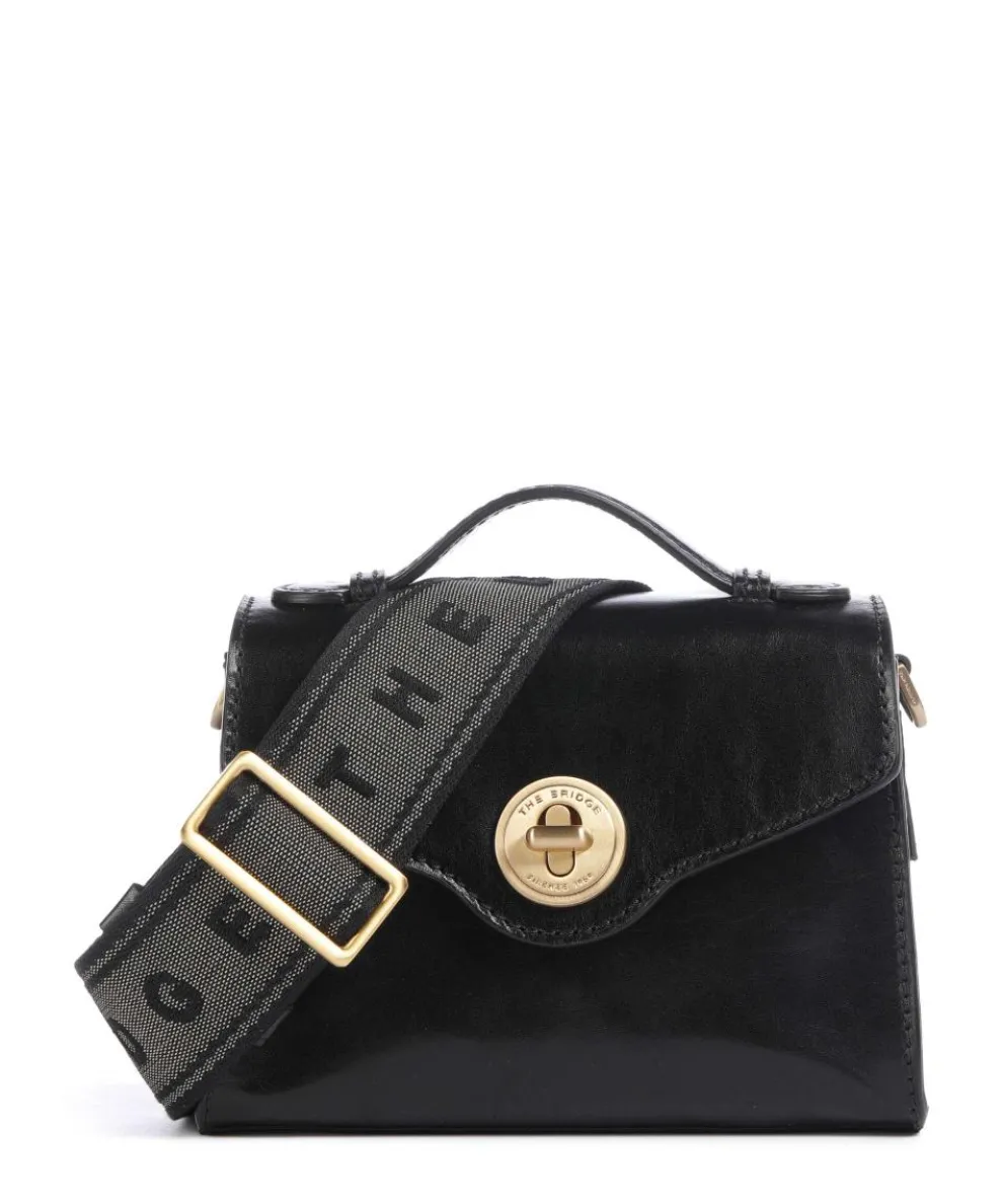Irene Crossbody bag fine grain cow leather black