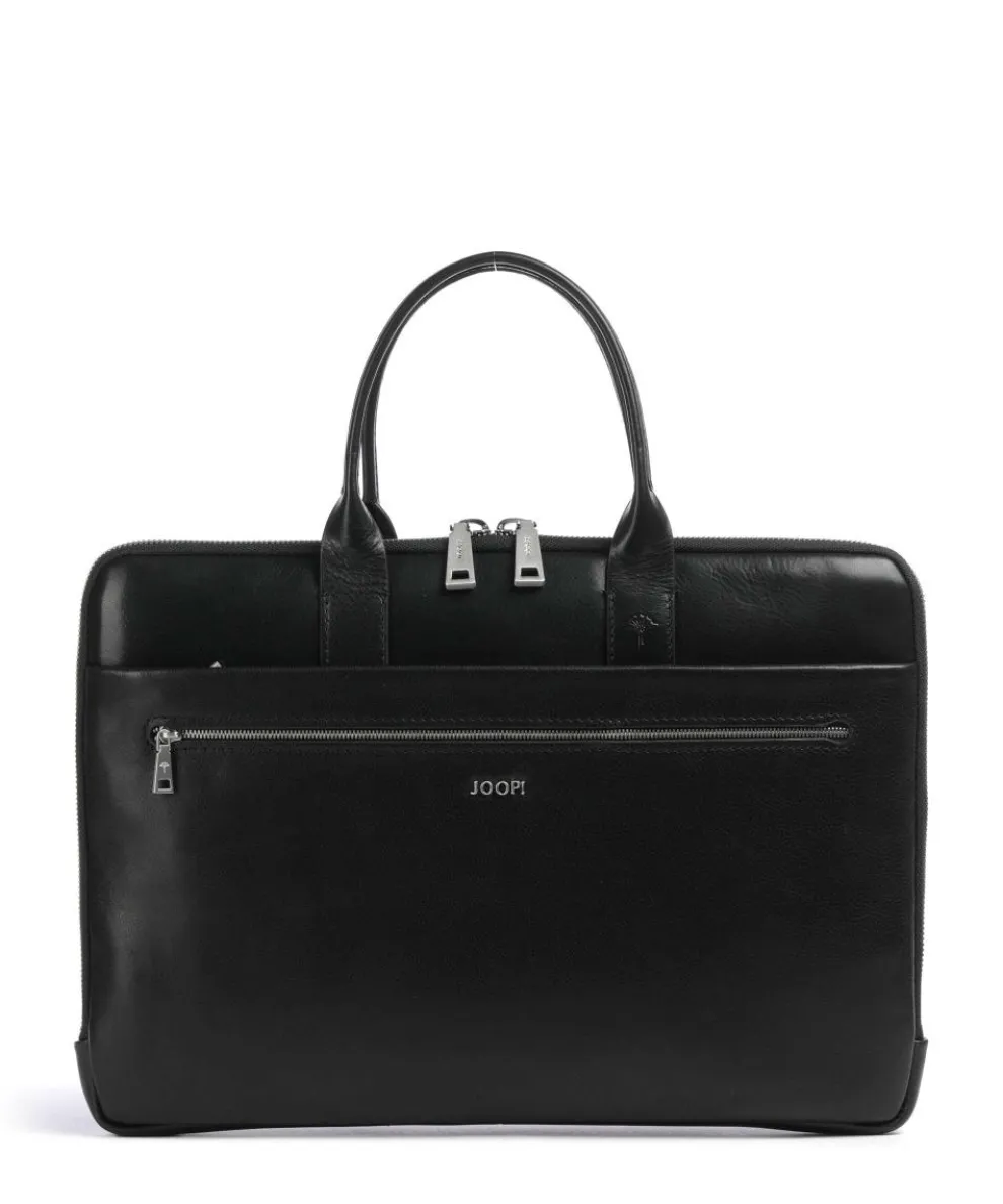Treviso Samu Briefcase 15″ fine grain cow leather black