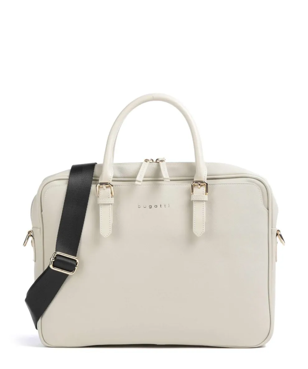 Ella Briefcase 15″ imitation leather beige