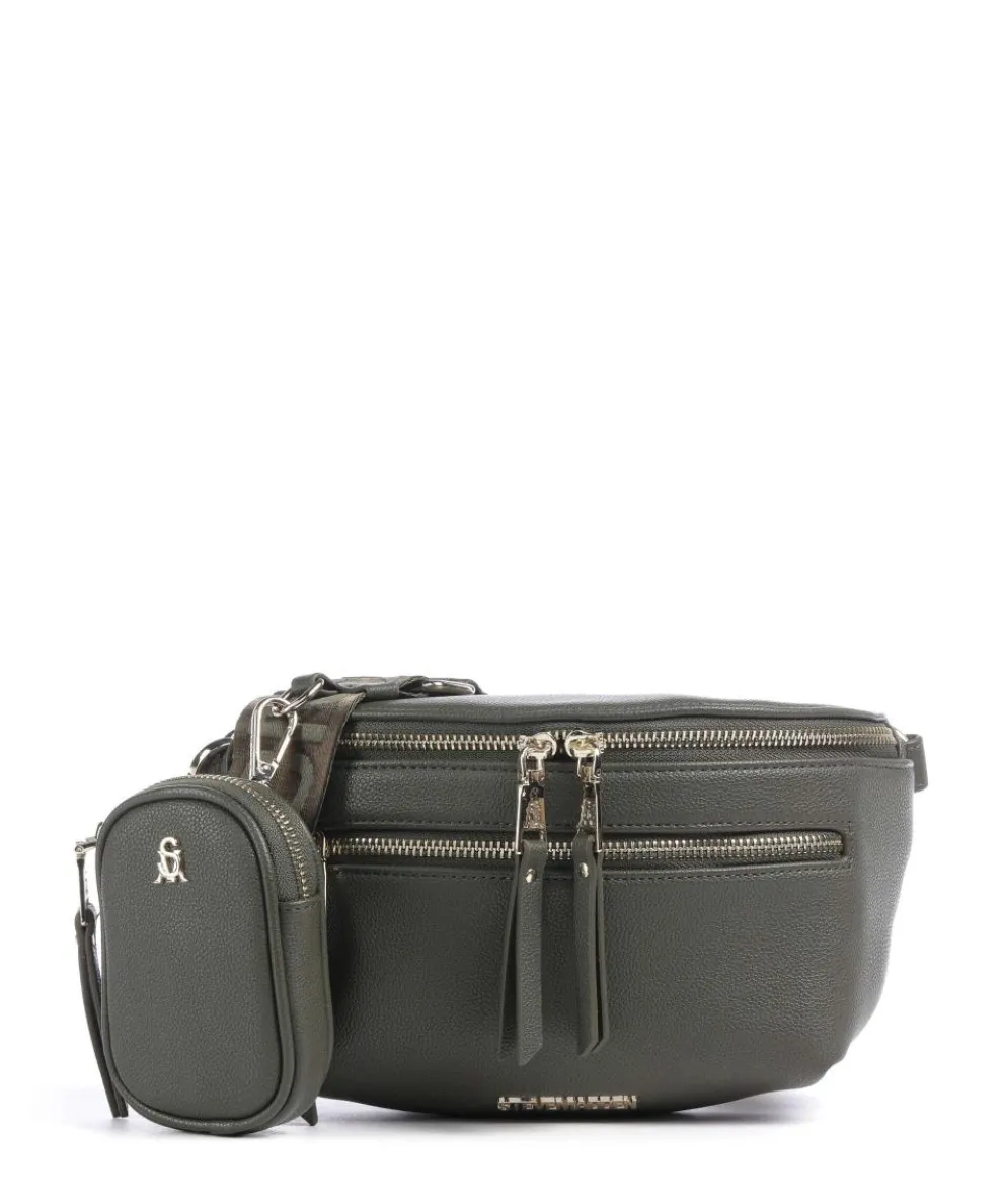 BCLARKE Crossbody bag imitation leather khaki