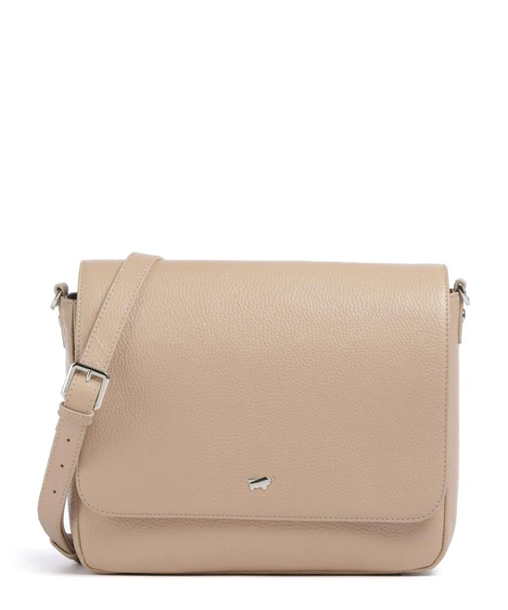 Hanna Crossbody bag grained cow leather beige