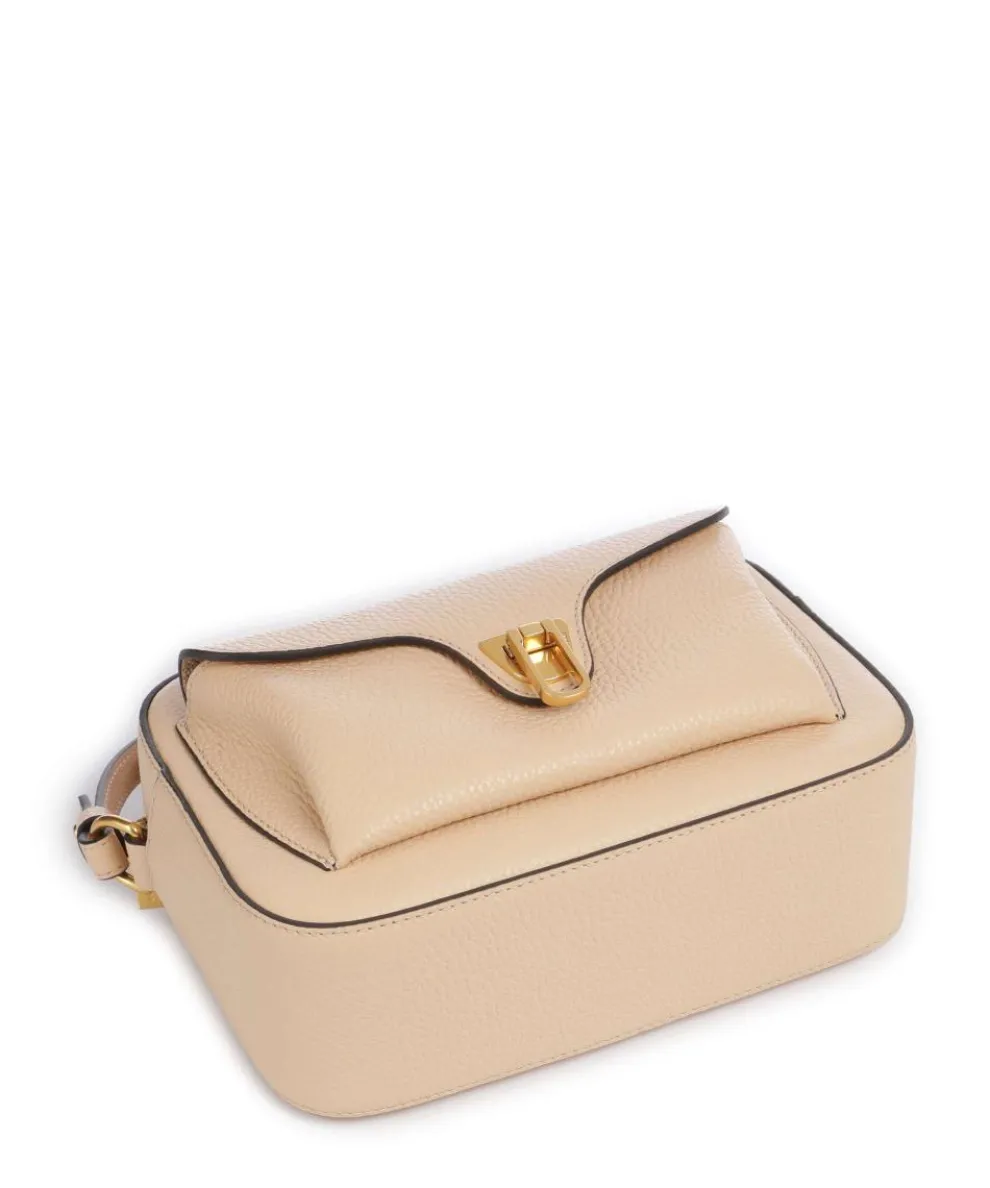 Beat Soft Crossbody bag grained cow leather sand