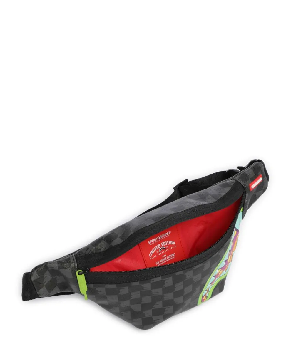 Slime Takeover Fanny pack soft synthetic black/grey