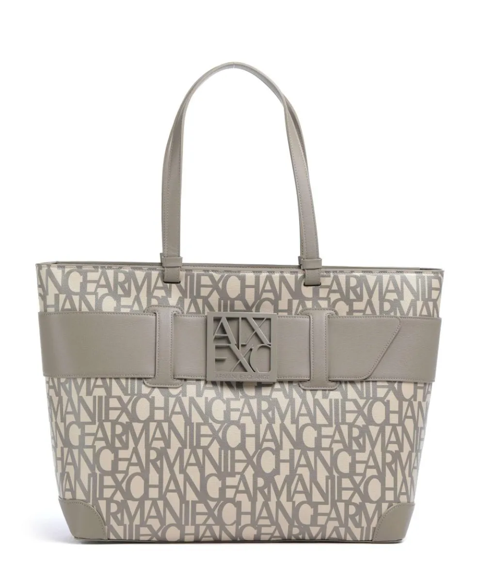 Susie M Tote bag imitation leather sand