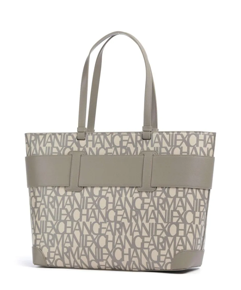 Susie M Tote bag imitation leather sand