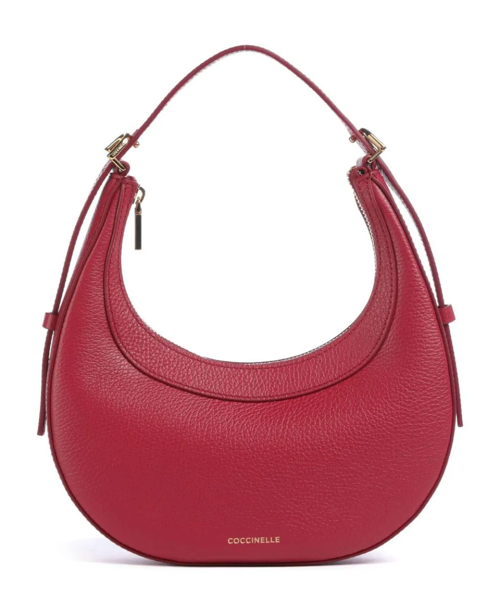 Whisper Shoulder bag grained cow leather red