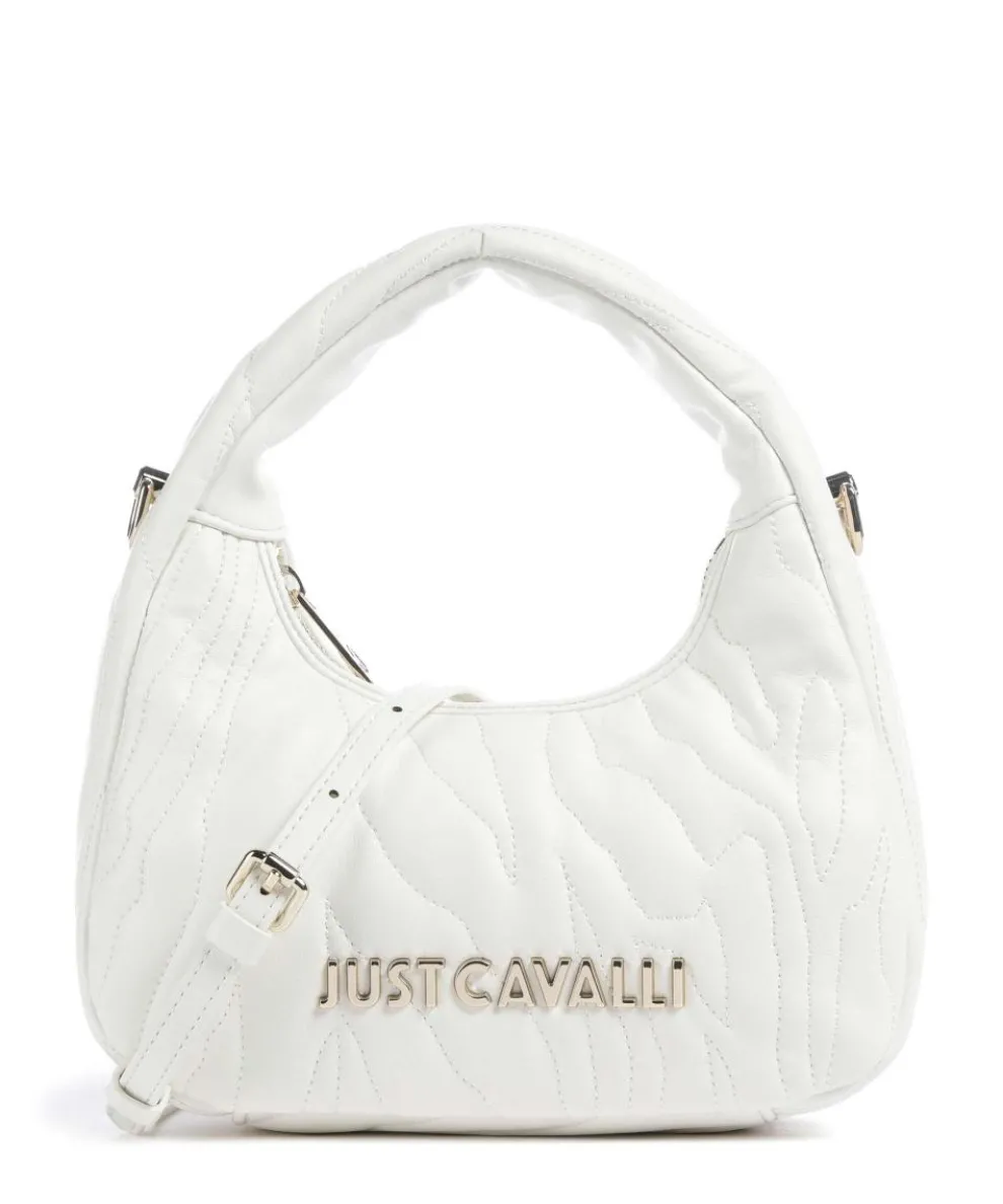 Quilted Zebra Handbag imitation leather white