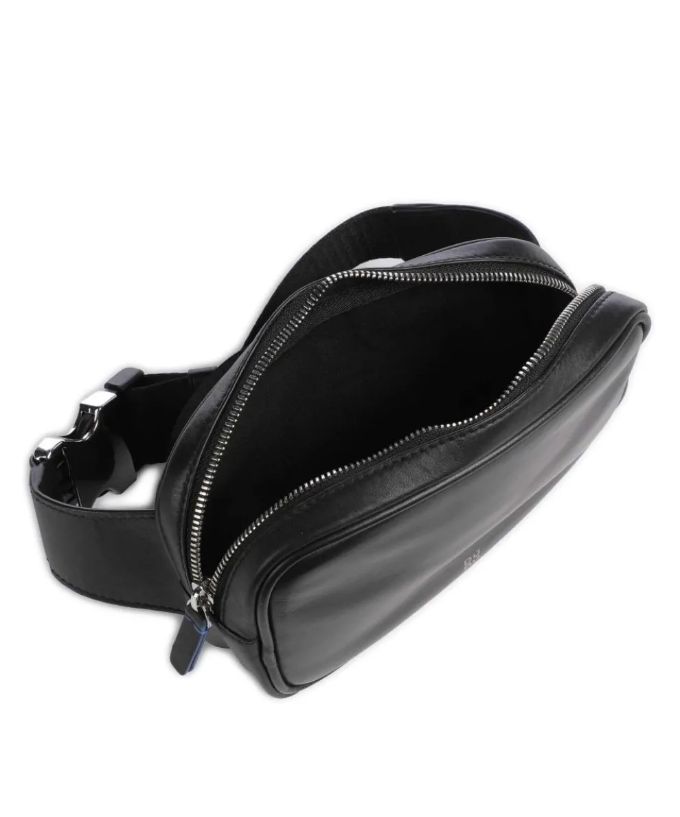 Devon Fanny pack fine grain leather black