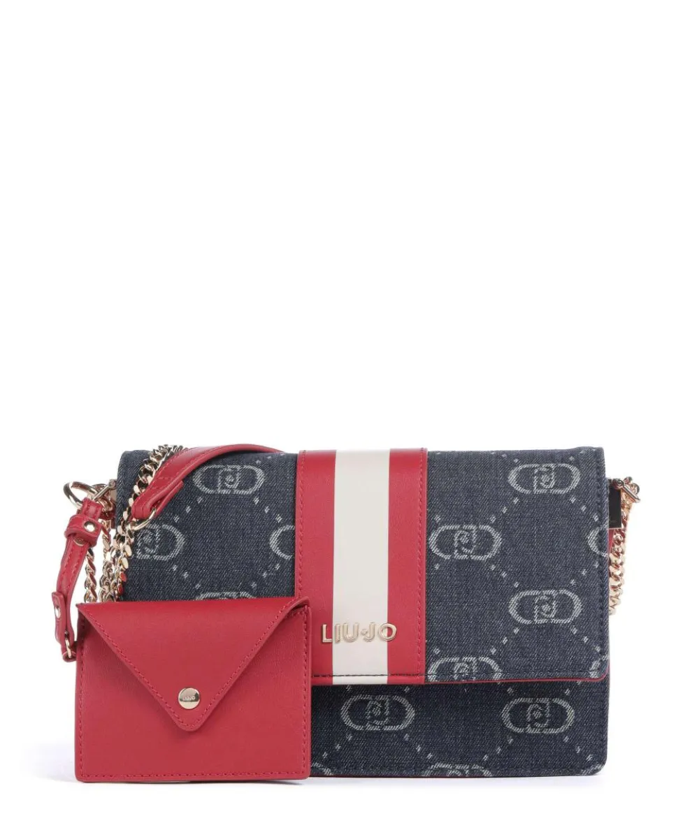 Manhattan Shoulder bag cotton blue/red