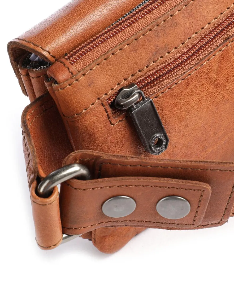 Bronco Fanny pack fine grain leather cognac