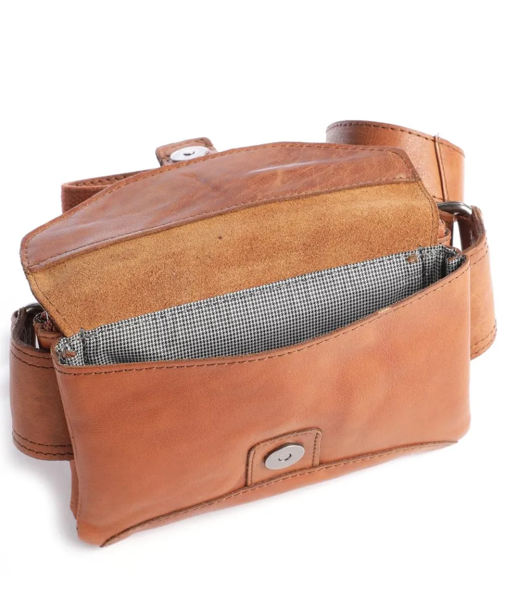 Bronco Fanny pack fine grain leather cognac