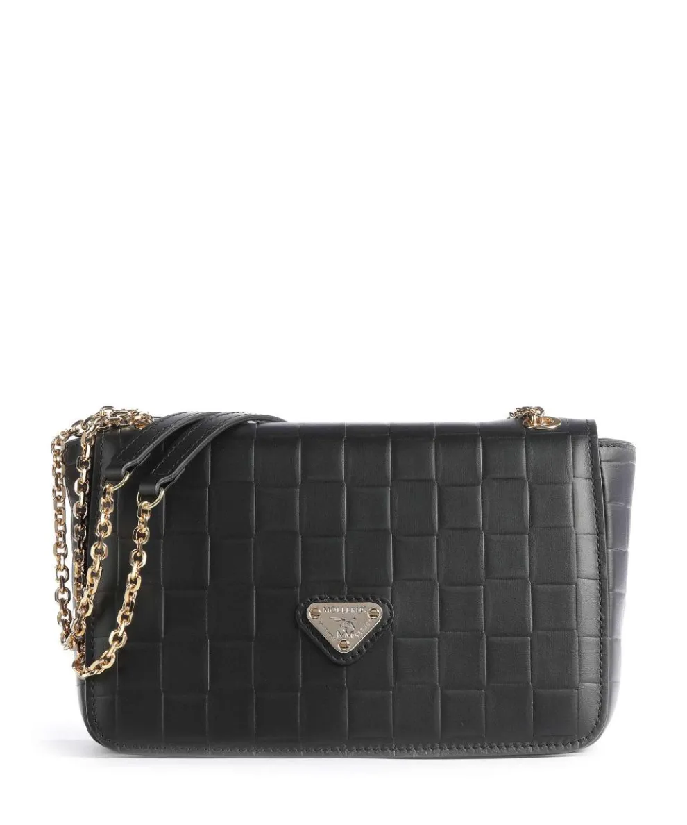 Tile Biasca Shoulder bag softly grained calfskin black