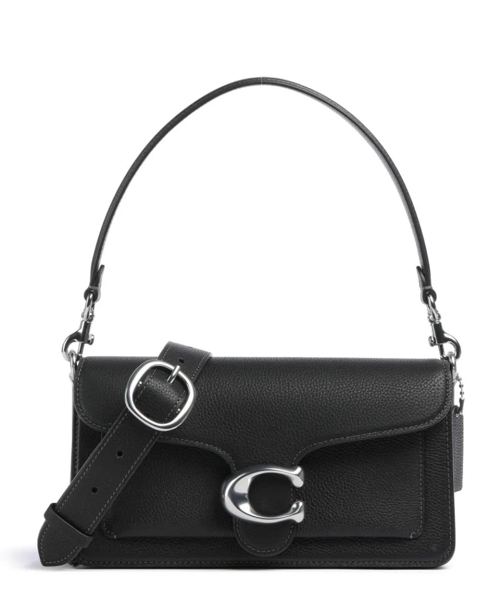 Tabby 26 Shoulder bag grained leather black