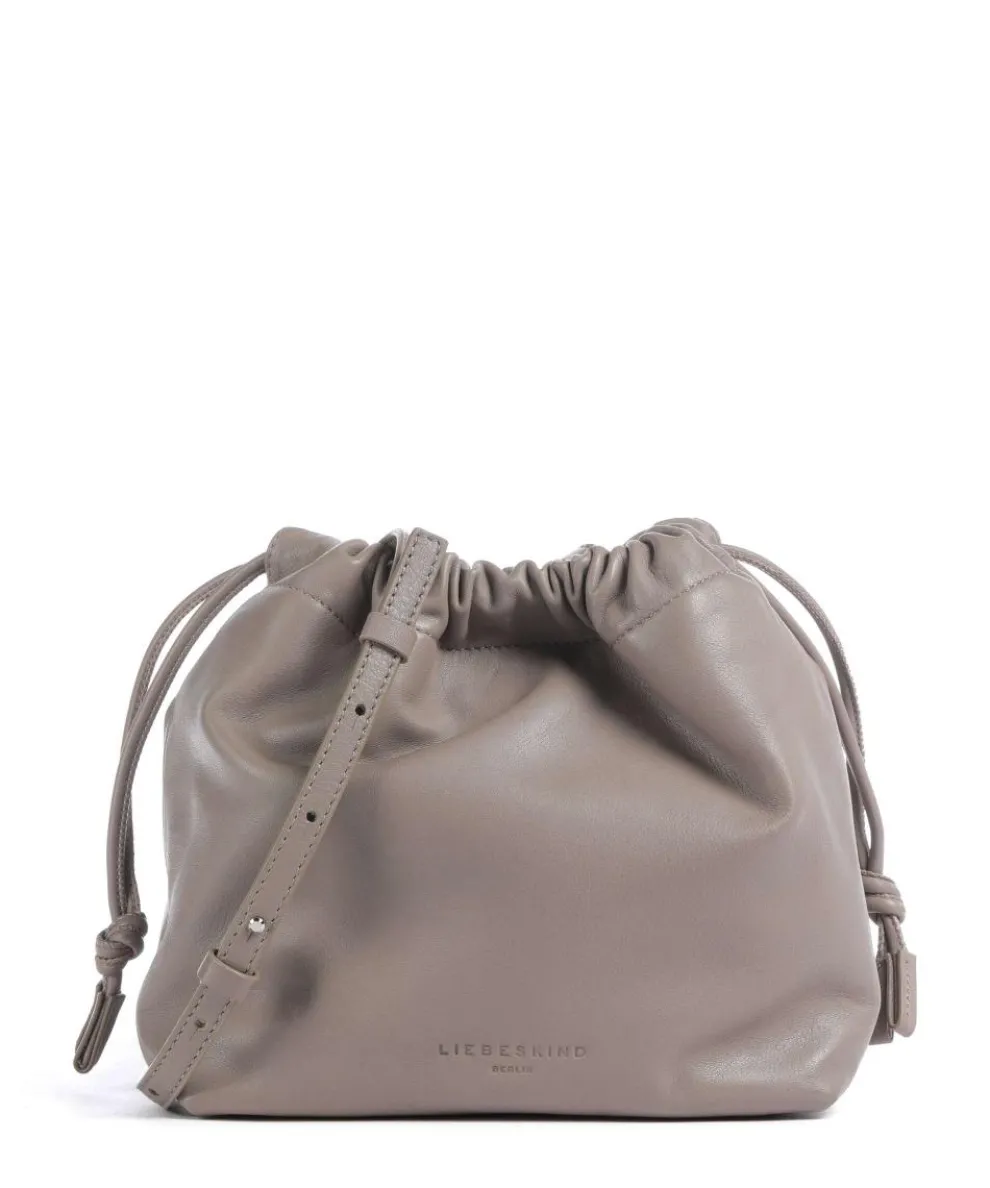 Lya Sheep Natural S Bucket bag sheepskin leather taupe