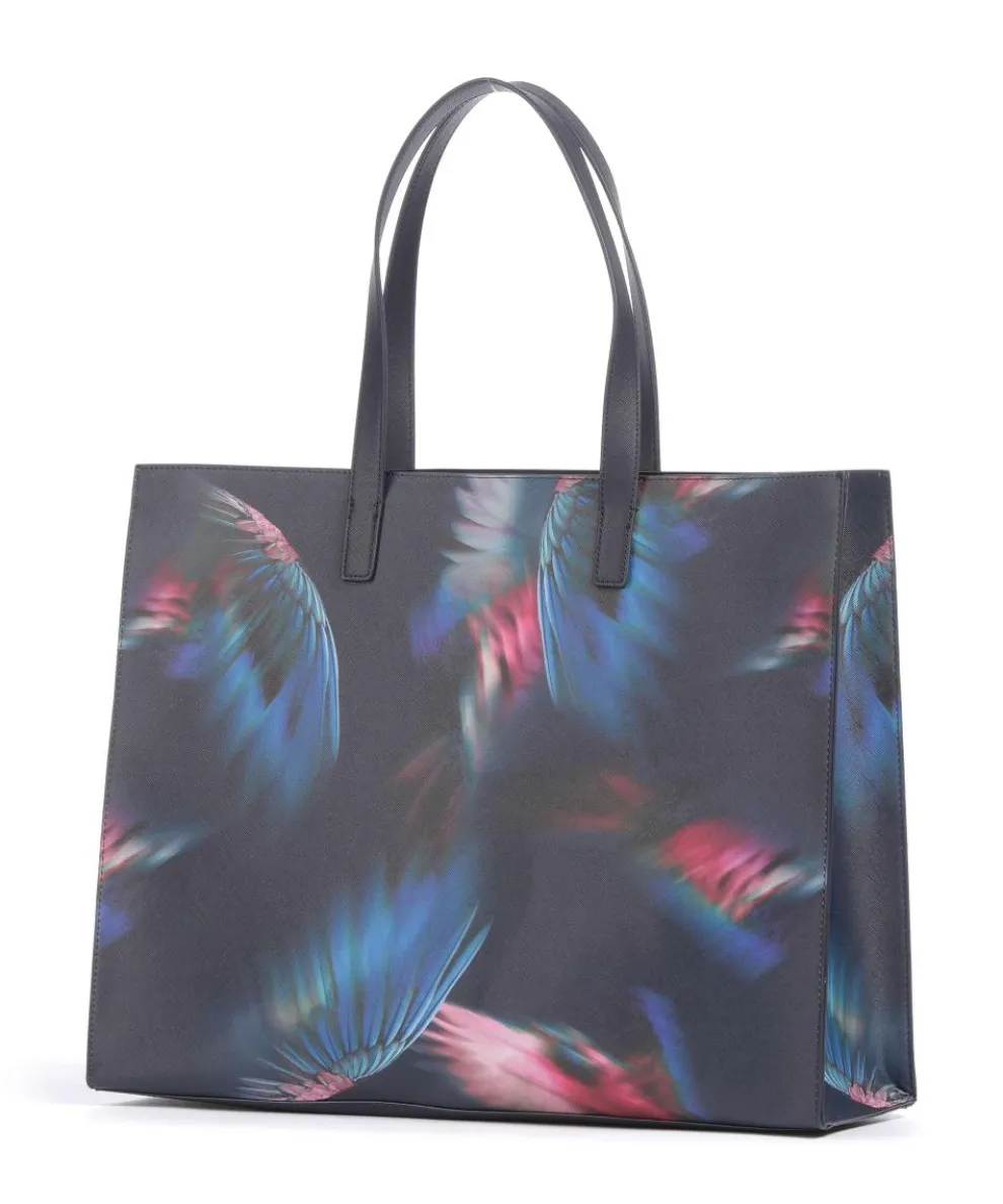 Feaicon Tote bag imitation leather navy