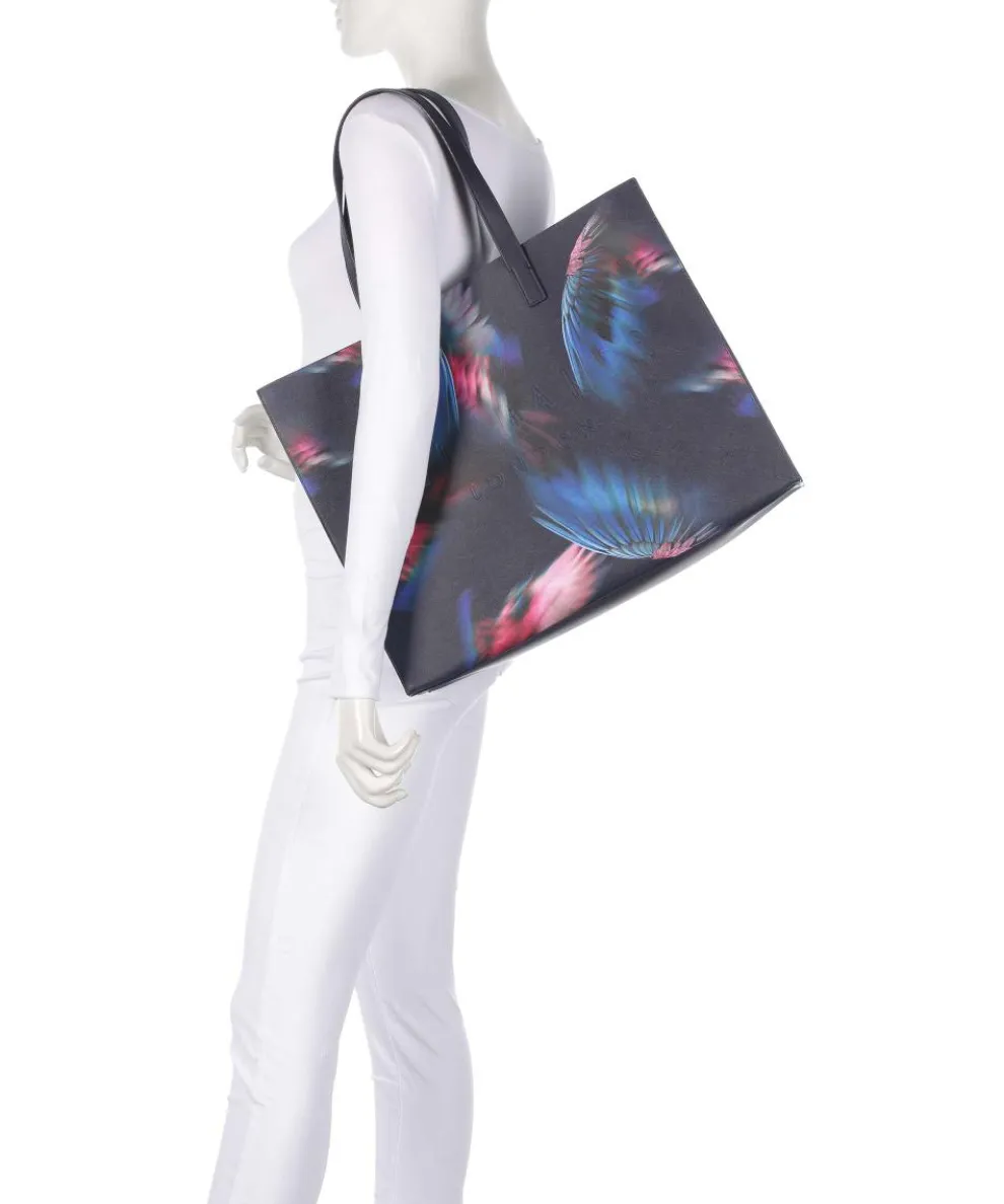 Feaicon Tote bag imitation leather navy