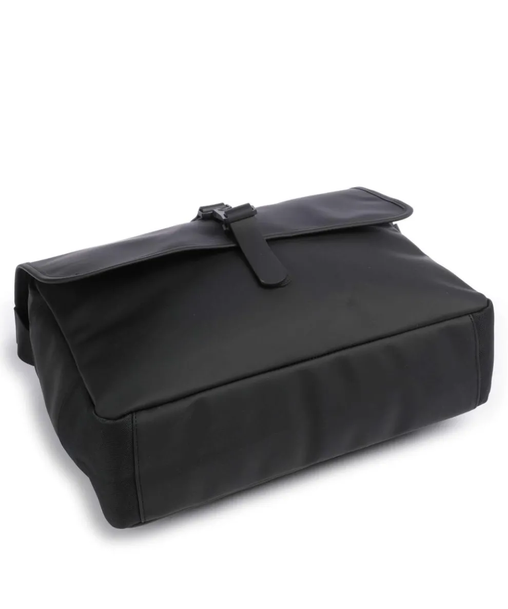 Messenger bag 16″ polyurethane, polyester black