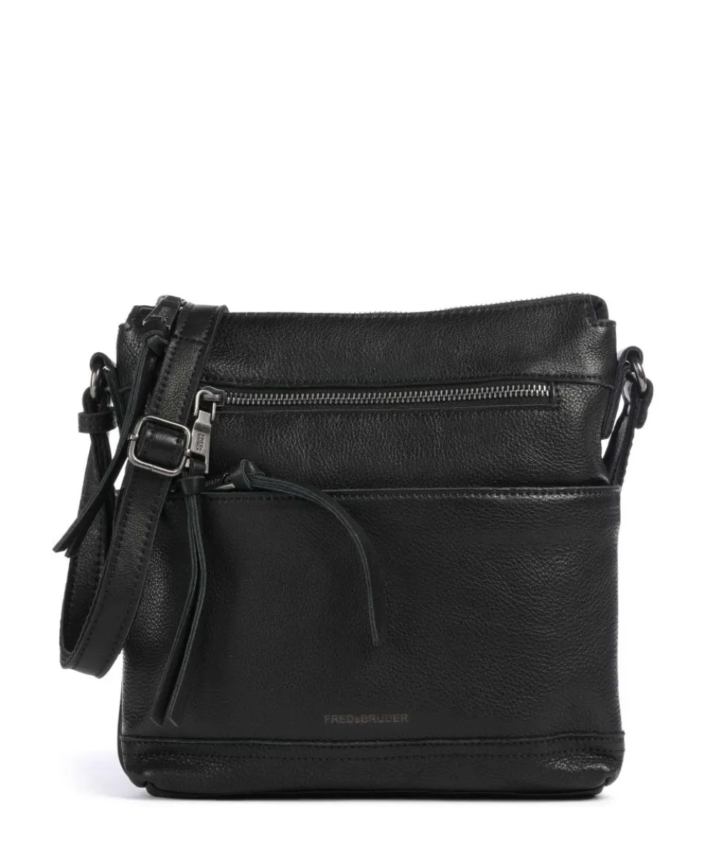 My old Friend Crossbody bag grained leather black