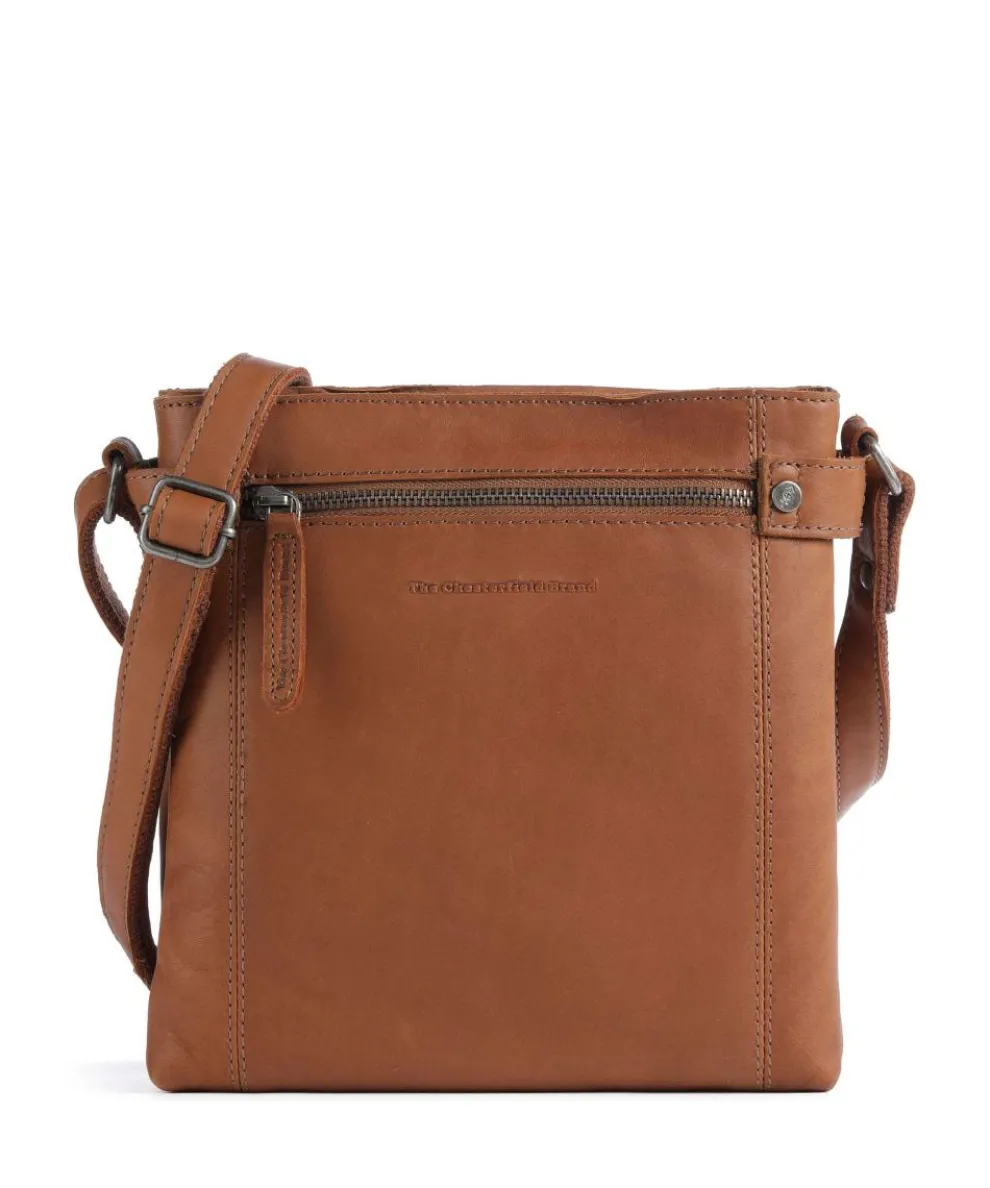 Cow Wax Pull Up Brandis Crossbody bag pull-up cow leather cognac