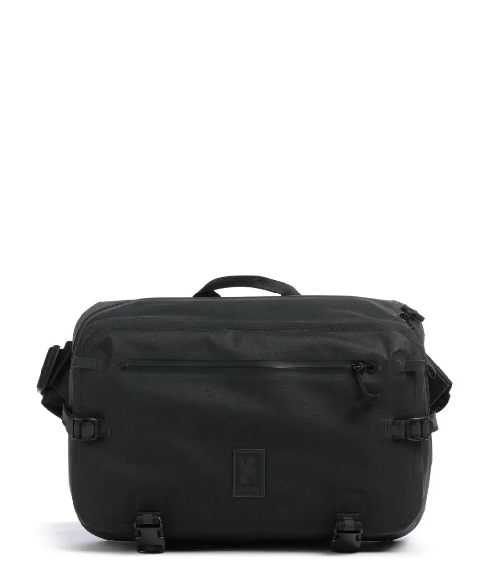 Kadet Max WP Messenger bag 14″ recycled nylon black
