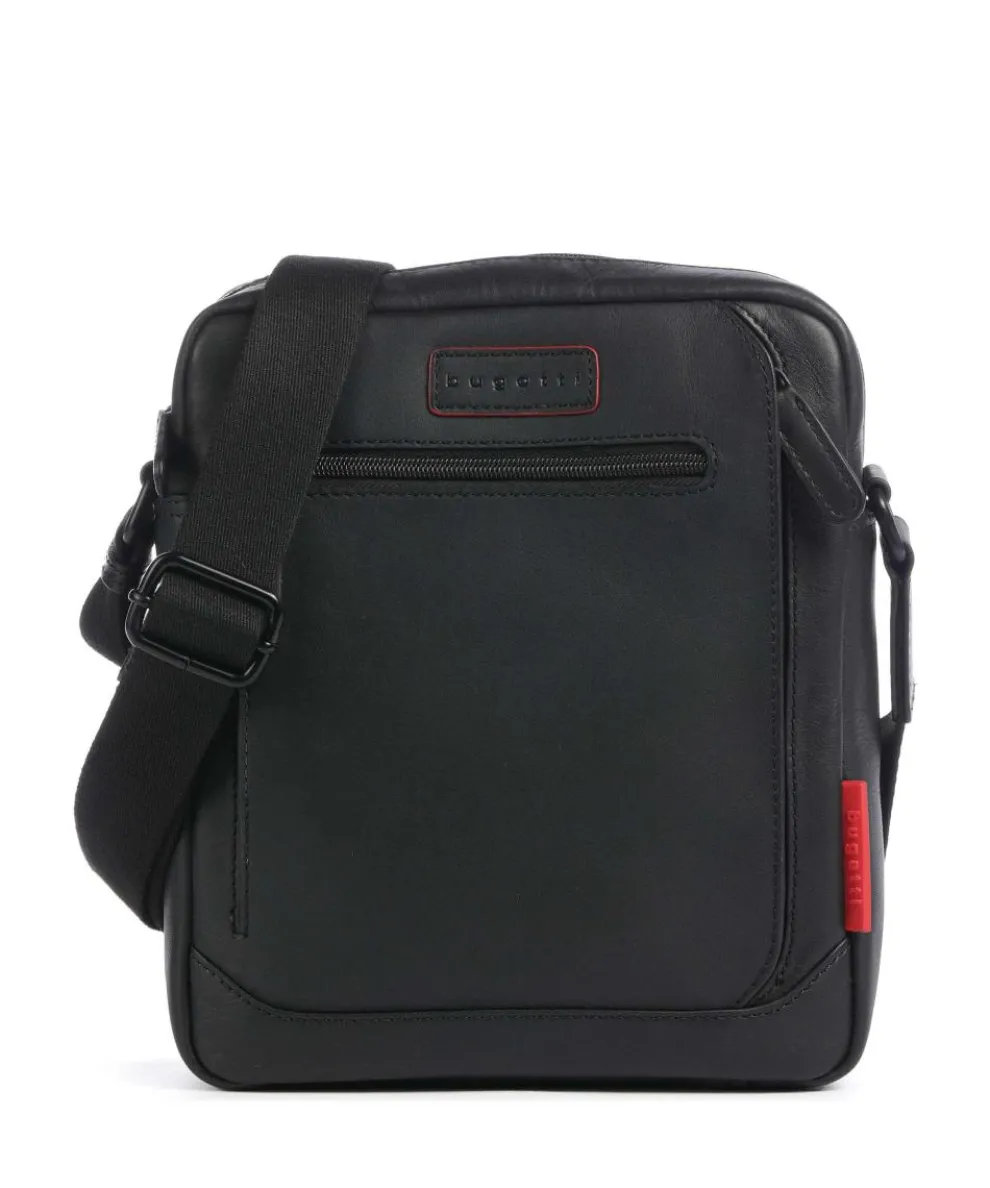 Clark Crossbody bag fine grain cow leather black