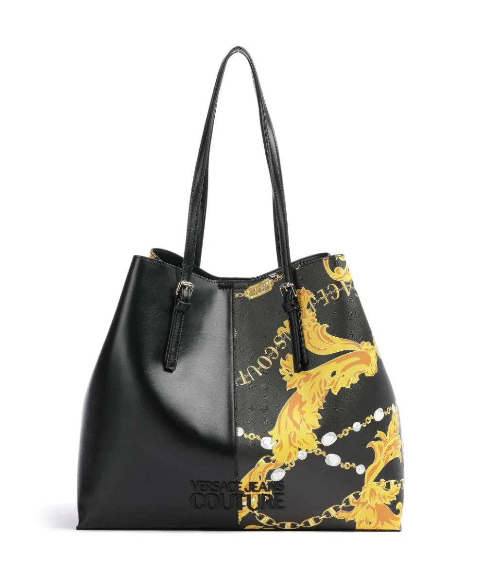 Rock Cut Tote bag imitation leather black
