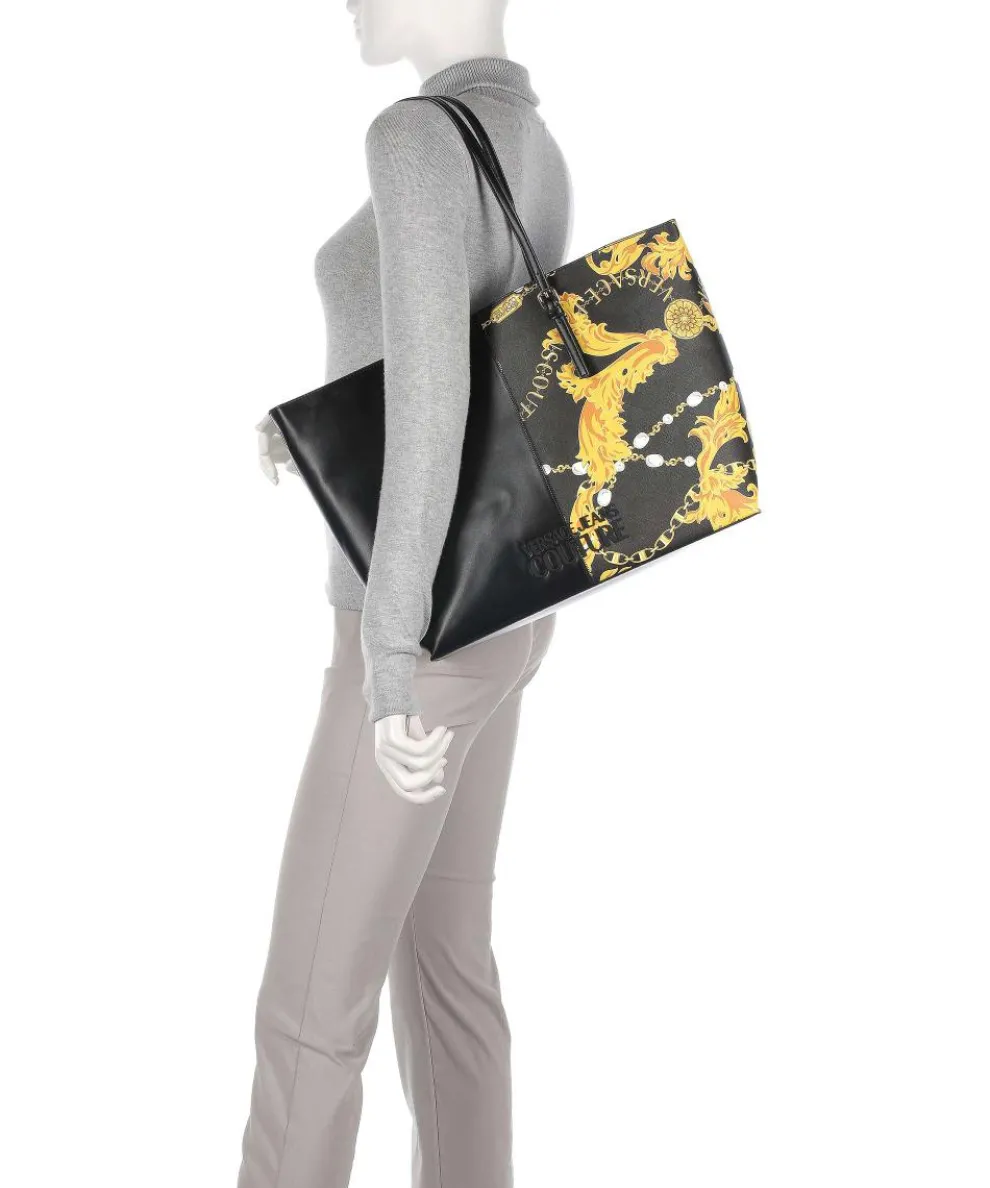 Rock Cut Tote bag imitation leather black