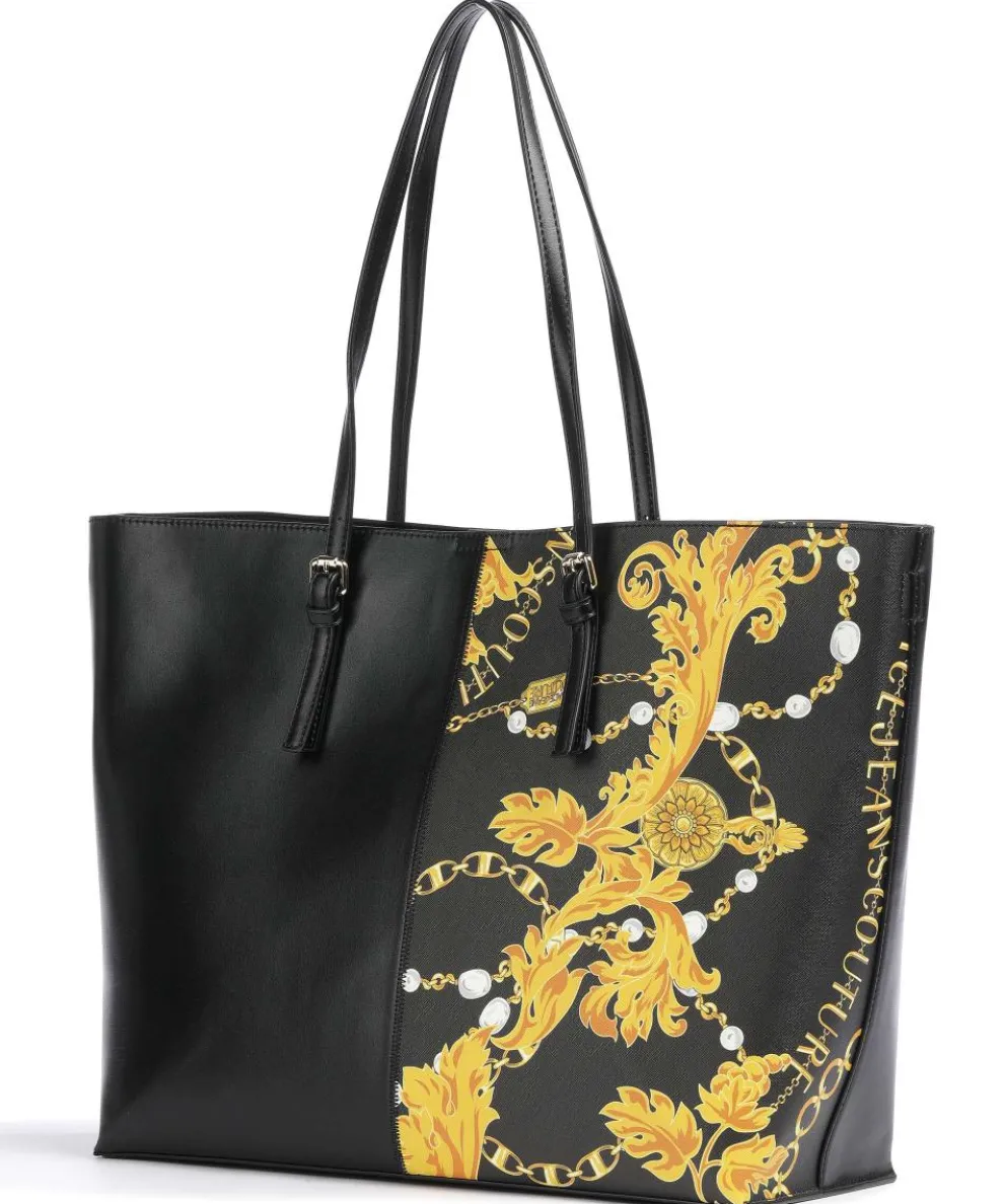 Rock Cut Tote bag imitation leather black
