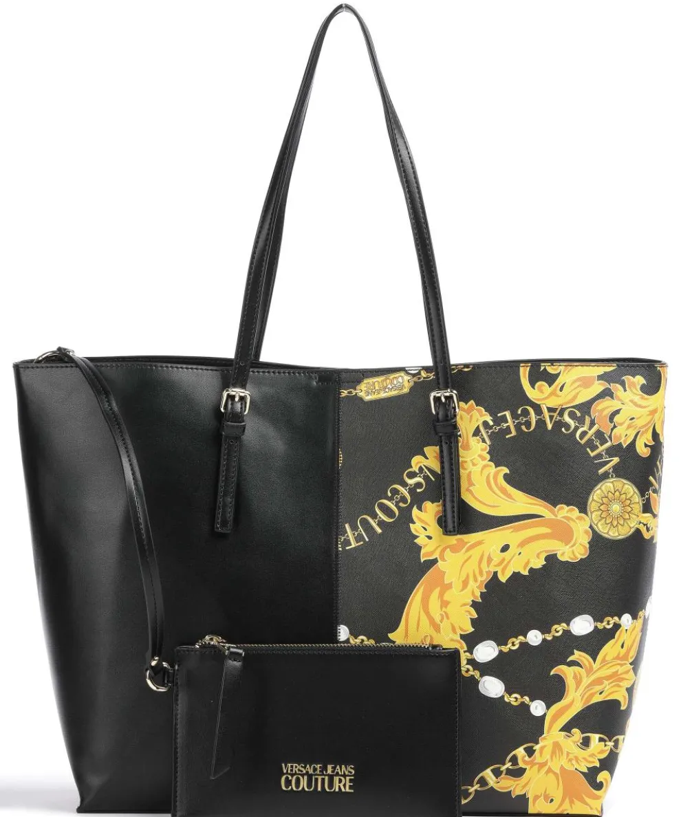 Rock Cut Tote bag imitation leather black