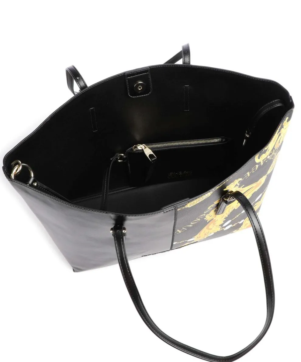 Rock Cut Tote bag imitation leather black